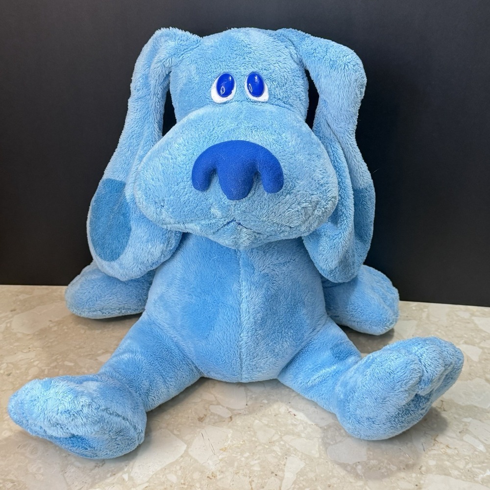 Ty Beanie Buddies Blues Clues Nick Jr Blue Plush 12 in Stuffed Toy
